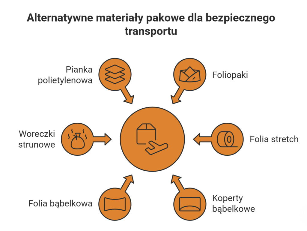 Jak zapakować paczkę bez kartonu – kompleksowy poradnik dla e-commerce 1 Jakie materialy pakowe wykorzystac zamiast kartonu visual selection